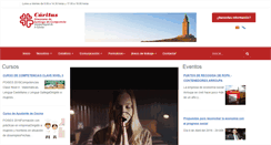 Desktop Screenshot of caritascoruna.org